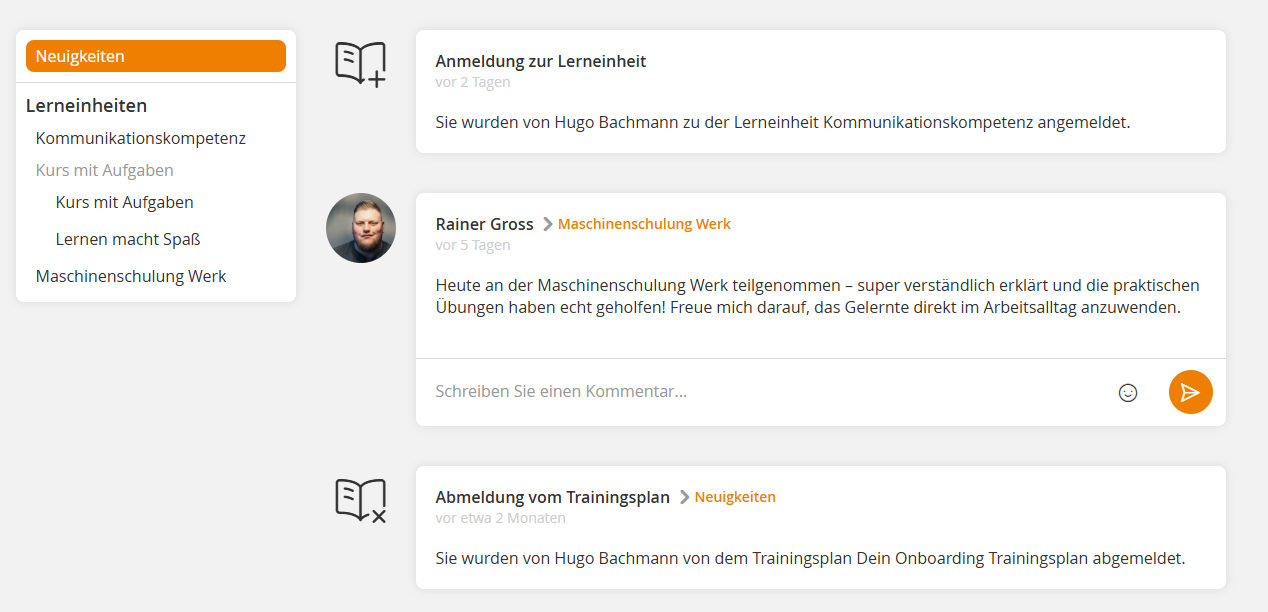 Community für Nutzer in Avendoo