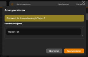 Dialogfenster anonymisieren